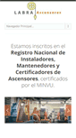 Mobile Screenshot of labrascensores.cl
